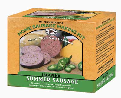Venison sausage kit from High Mountain seasonings