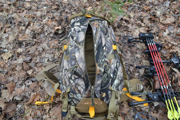 Full Picture of Open Backpack