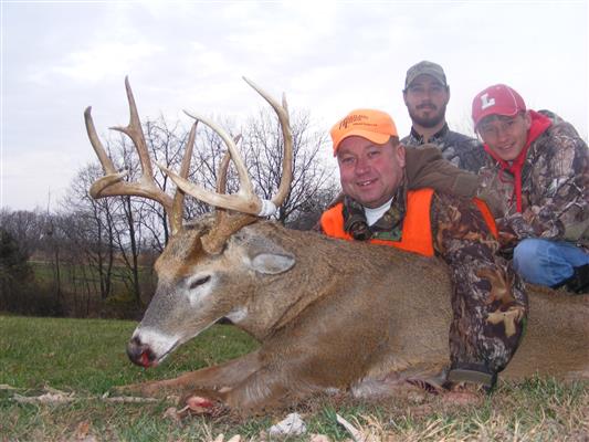 Mathews and Father with Buck