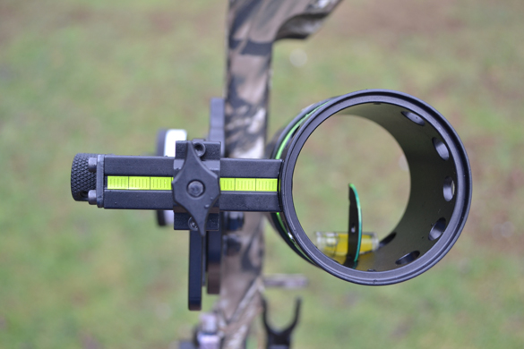 A Closeup of the Bow Sight