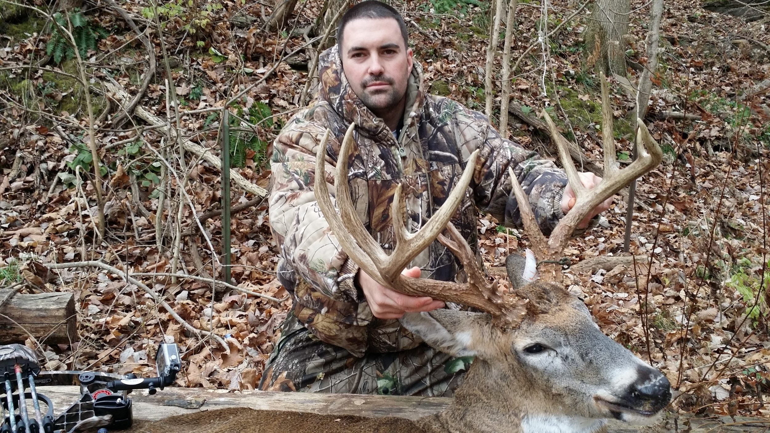 Approx 161 1/8 Whitetail Deer in Greene County , IL by Seth