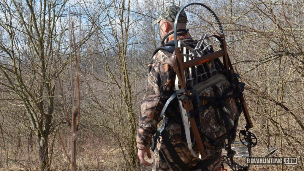 How quiet is your stand as you make the walk in to the woods? 