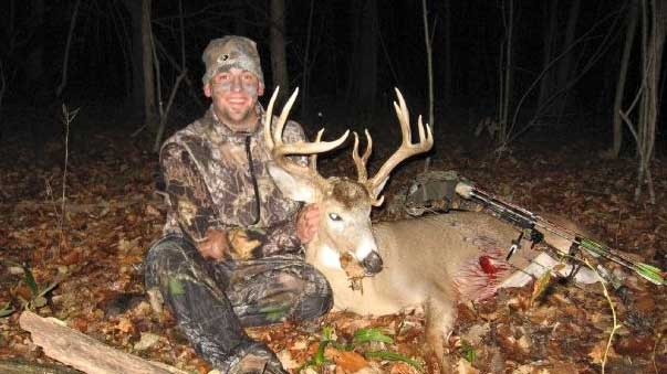 The author successfully uses hinge cutting to put big bucks within bow range on the properties he hunts.