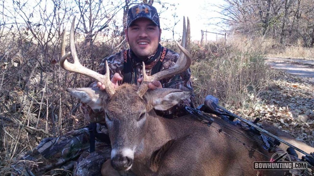 The author with the rewards of many miles on the road and lots of hours in preparation in search of his first DIY Midwest whitetail. 