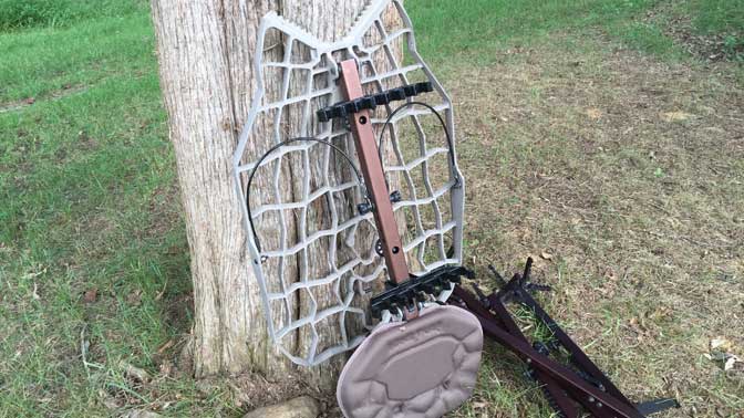 The new Alphatech Stick Quiver makes life easier for deer hunters as they make their way in and out of the woods. 
