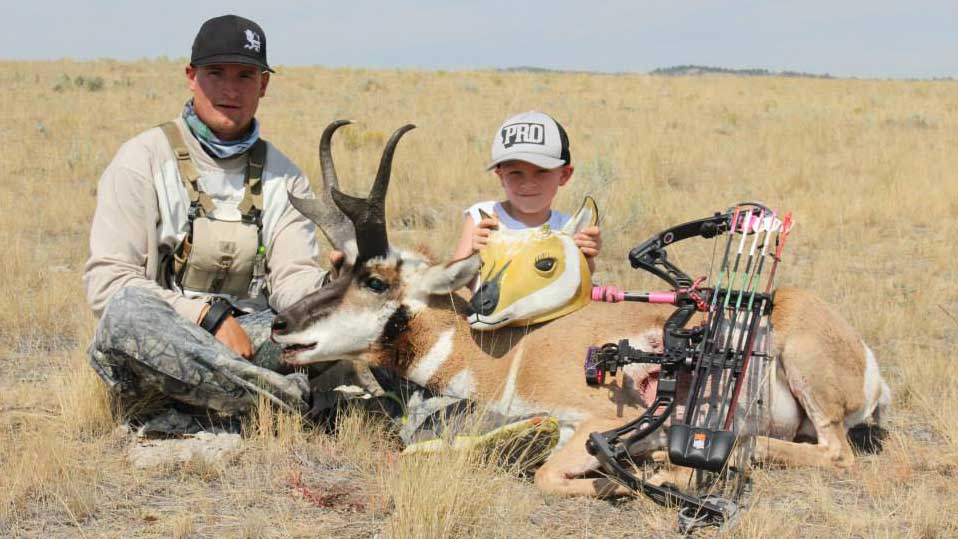 Becoming the decoy is a fun and exciting way to bowhunt a variety of game across the country. Antelope included. 