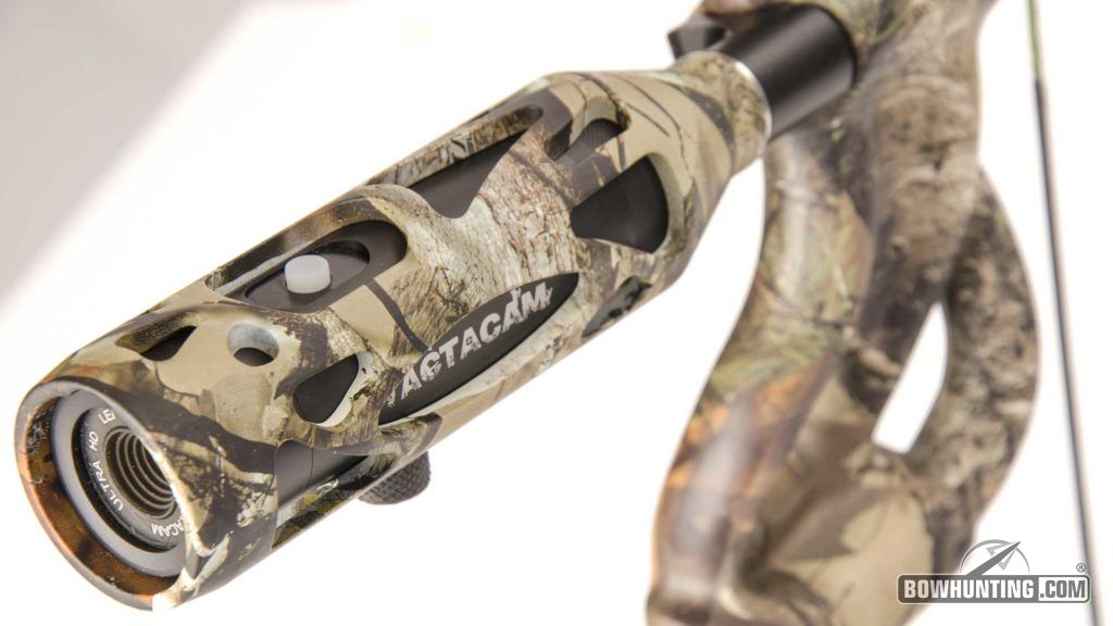 The included stabilizer mount allows you to screw the Tactacam directly onto your bow's riser and begin filming right away.