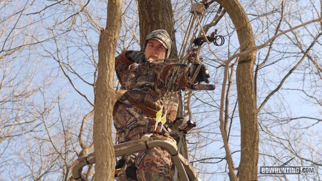 Get into the thick of things for post-rut bucks and you just might yourself at full draw on your best buck of the year. 