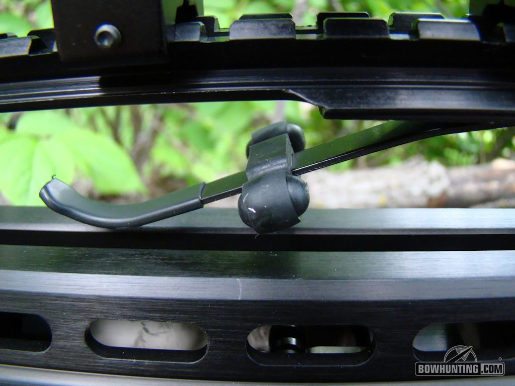 There is even a noise dampener for the retention spring included with the Bowjax Crossbow Noise Dampening Kit.