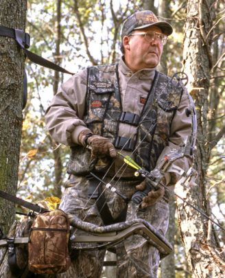 Hunter Safety System's first vest 15 years ago
