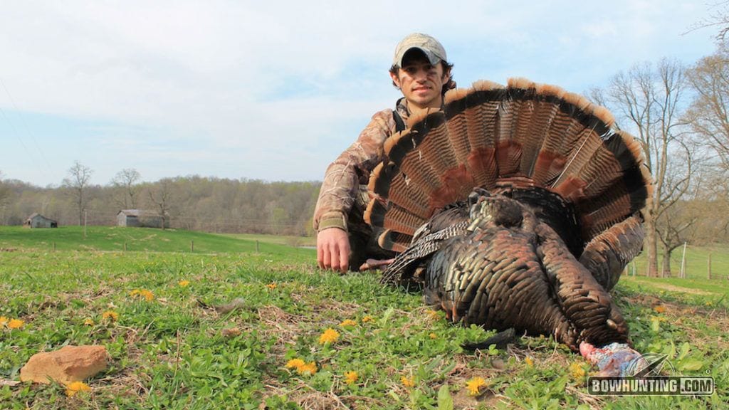 The author with a well-patterned gobbler. 