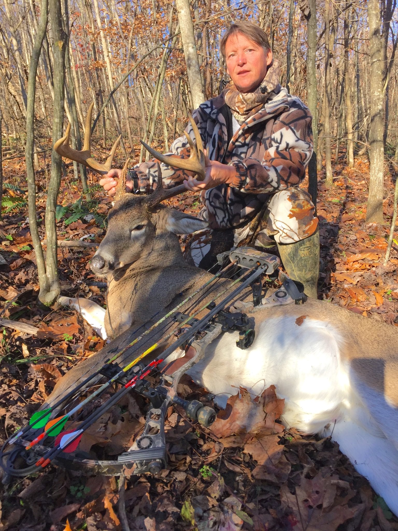 136 Whitetail Deer in Southeastern Ohio by Schuyler Munden