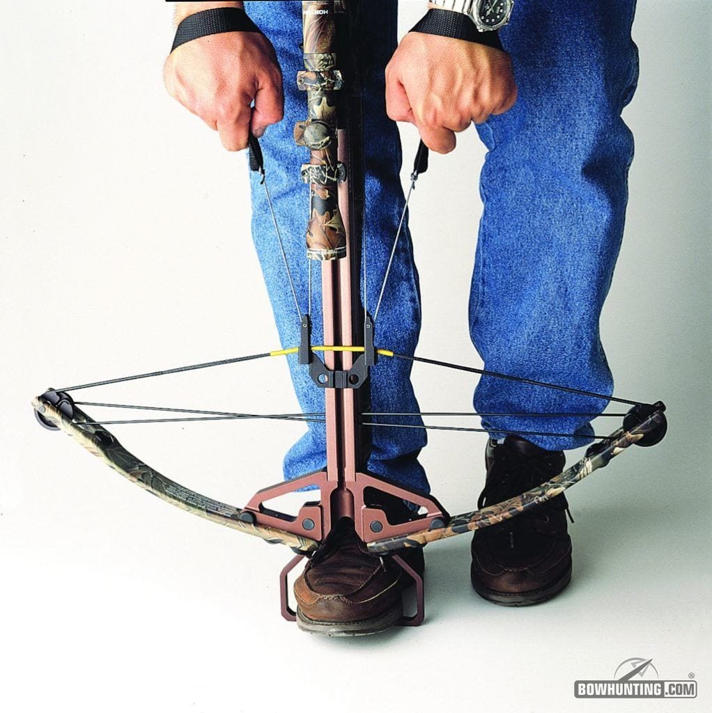 crossbow cocking device