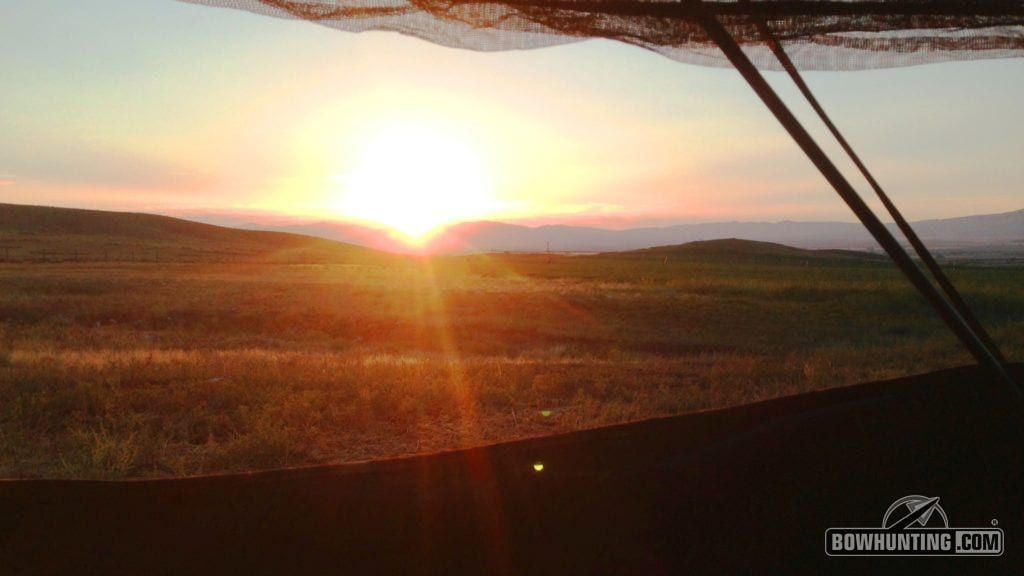 sunrise in antelope country