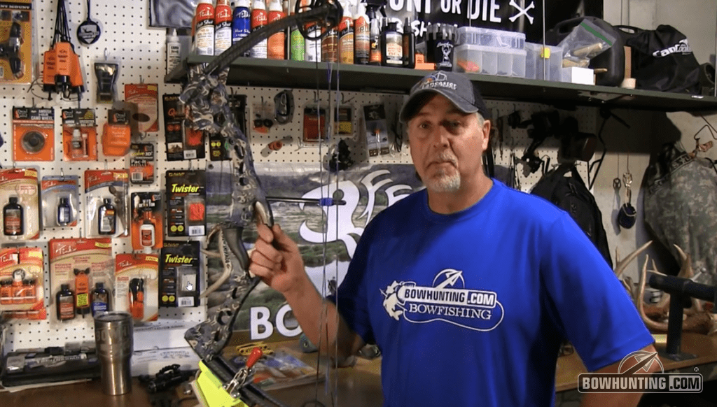 how to set up a bowfishing bow