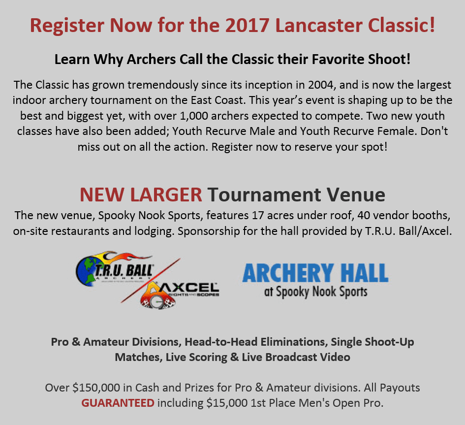 Register Now for the 2017 Lancaster Classic