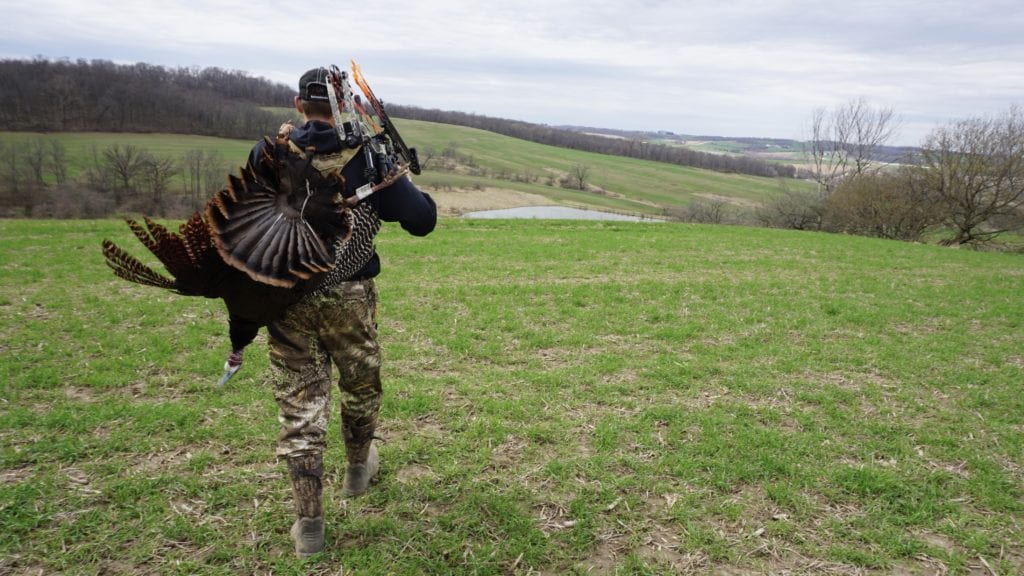 hunter with turkey