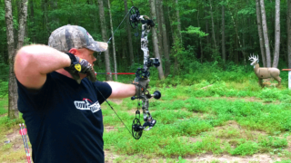 shooter on practice range