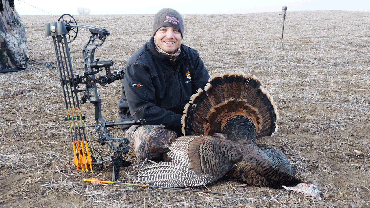 Bowhunting Kansas turkeys justin-jake