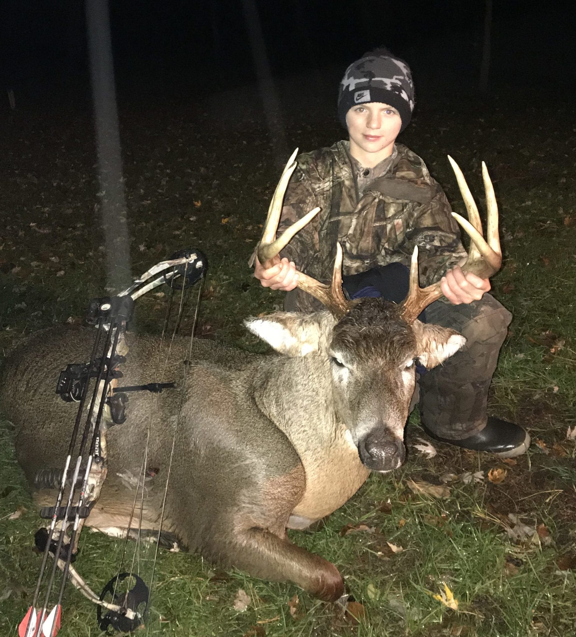 135 Whitetail Deer in Iowa by Keenan Waugh