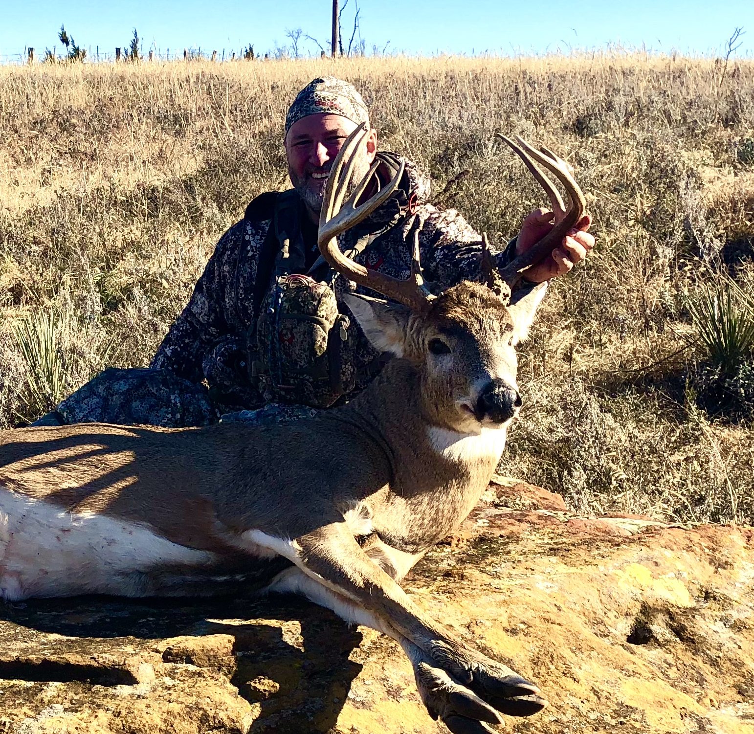 145” Whitetail buck in KS (public land) by Scott DeRouen