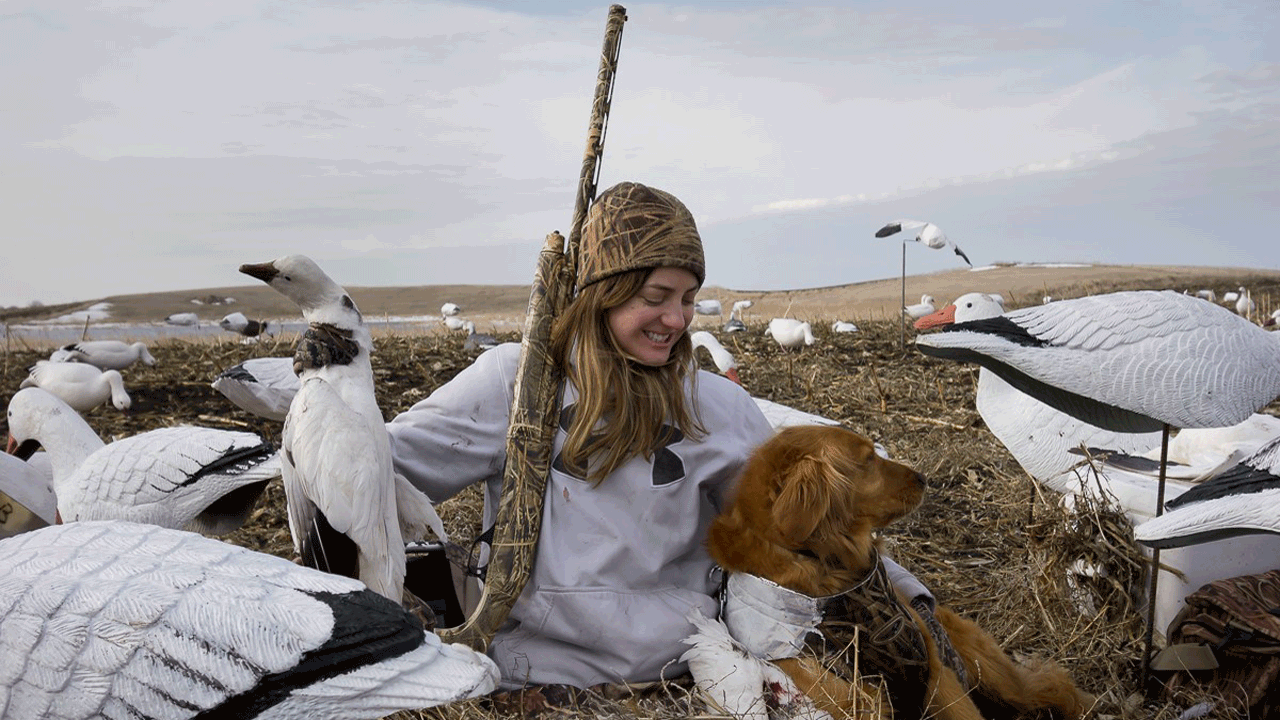 danielle-with-snow-goose