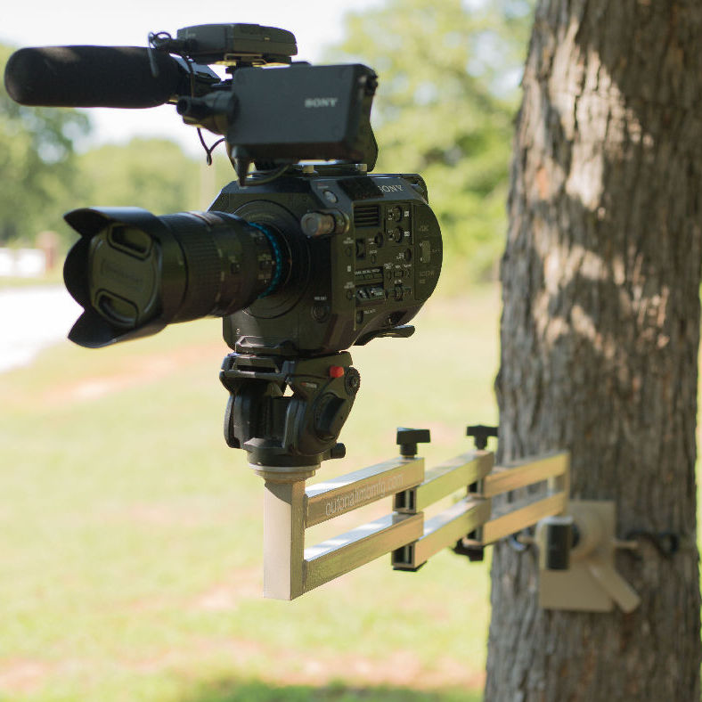 Out-on-limb camera arm