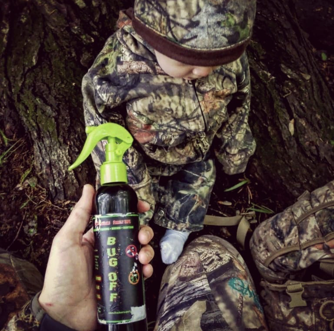how to hunt with a baby bugspray