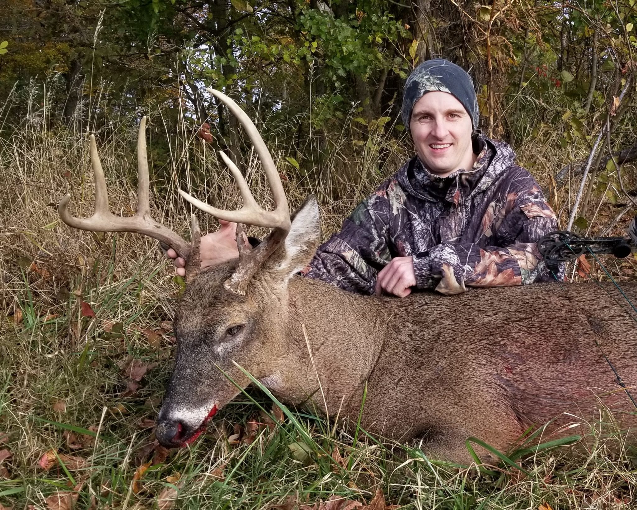 120" Whitetail Buck in Bartholomew County, Indiana by Brent Stringer