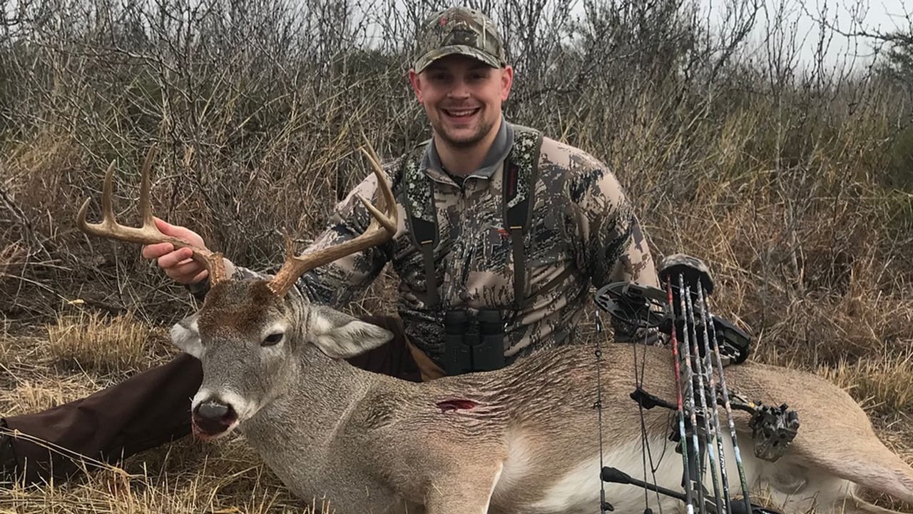 Nate-Buck fourth arrow - how to prep a deer for photos