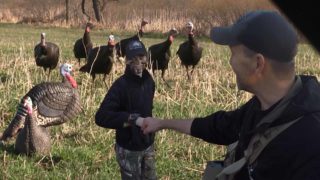 Daughter's First Bow Hunt Wisconsin Turkey Hunt