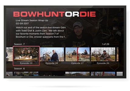 Bowhunt or Die on Roku