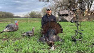 Bowhunting Kansas Turkeys Right Off The Roost! The Perfect Shot!