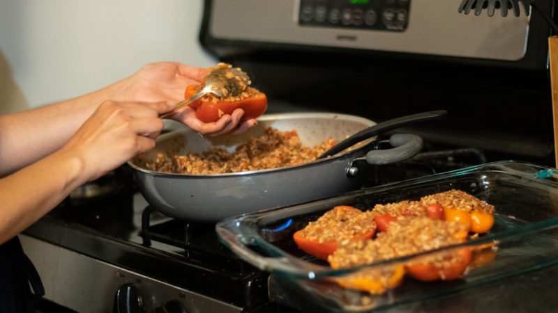 Venison Stuffed Peppers