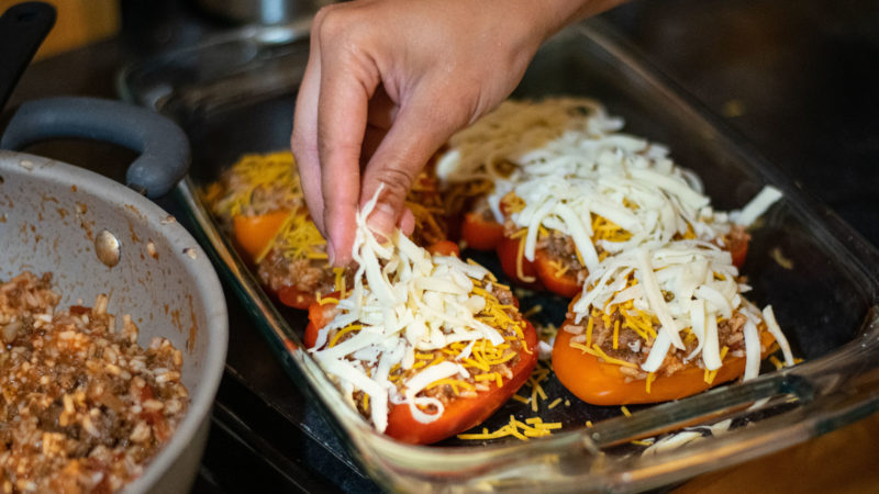 Venison Stuffed Peppers