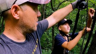 Setting Up A Stand For Youth Hunters