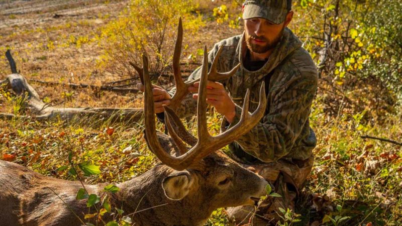 Aaron Warbritton with a nice buck