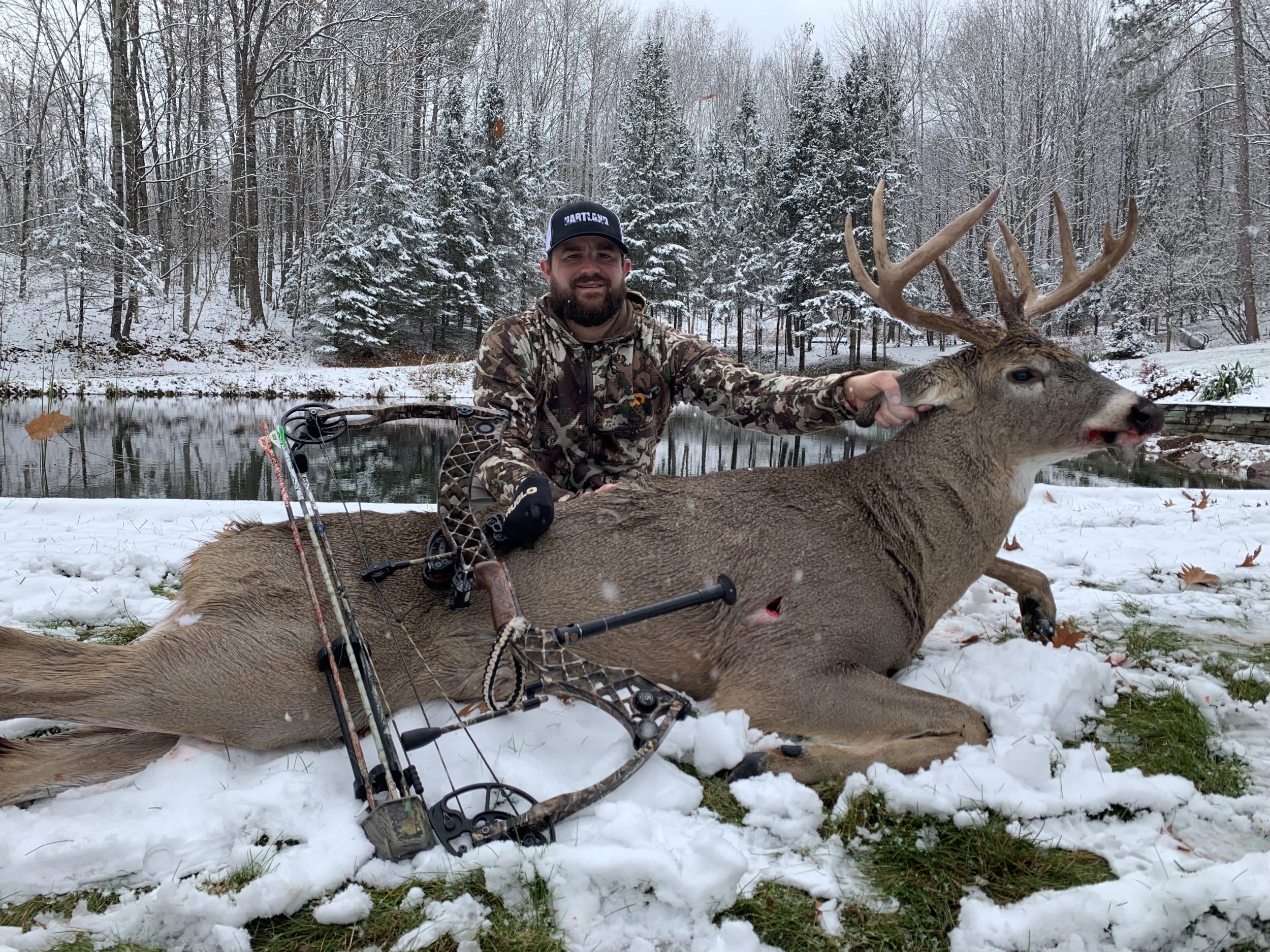 Whitetail Deer in County, WI by Ben Walczyk