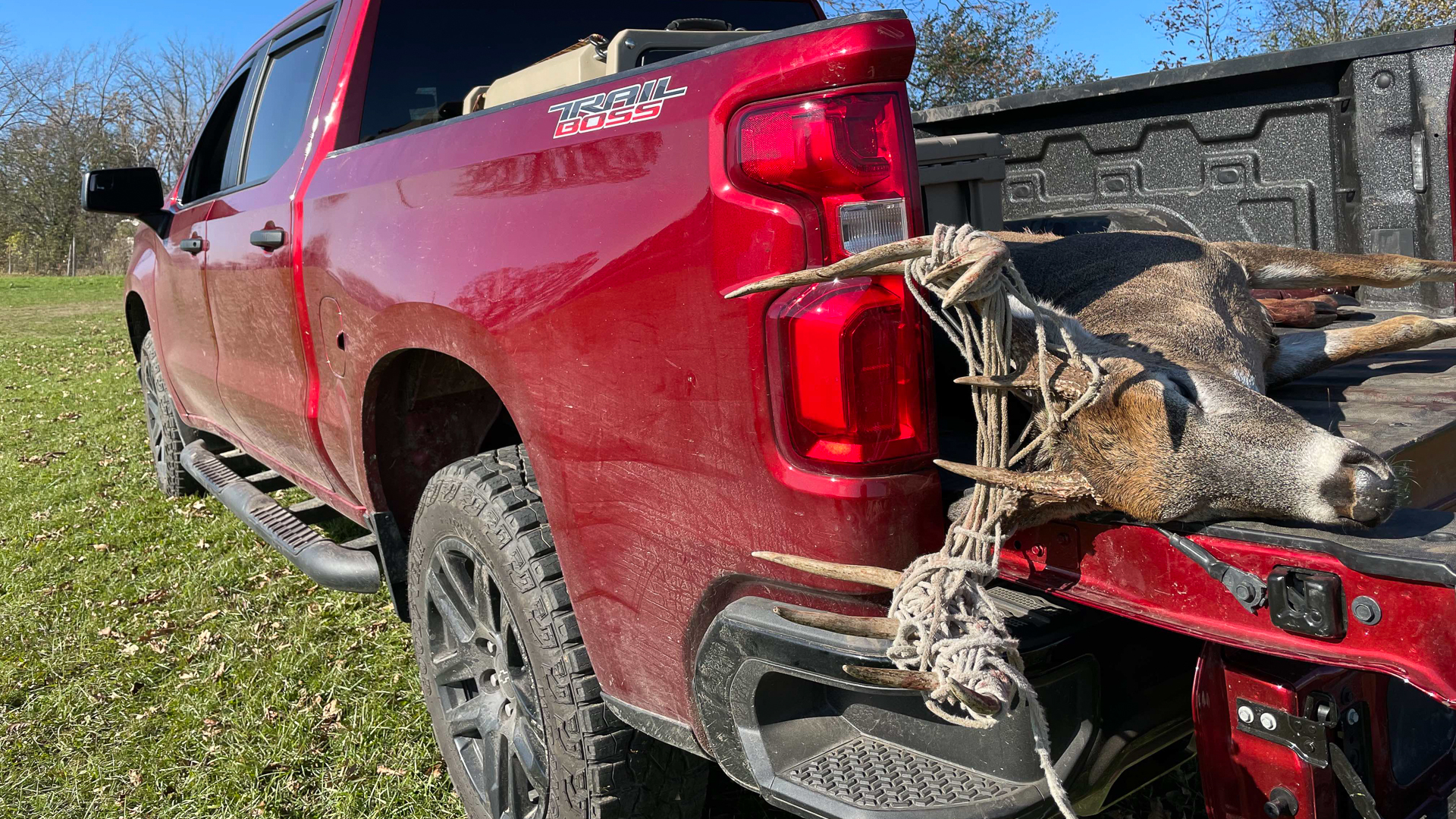 Wisconsin Buck had 25 Feet of Rope in its Antlers
