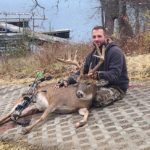 12 Point Whitetail Buck In Apple River, Il Believe It Or Not He Died In My Backyard On Apple Canyon Lake. By Aleks Dabrowski