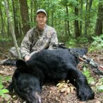 350 Pounds Black Bear In Marathon County, Wisconsin By John Kahon