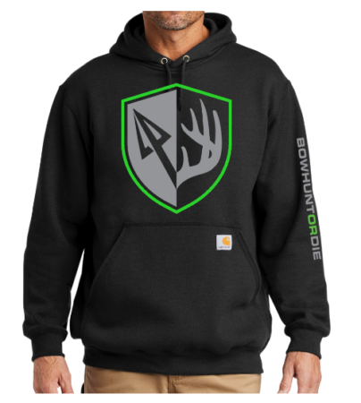 Bowhunt or die hoodie