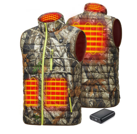 Heated camo vest 2025