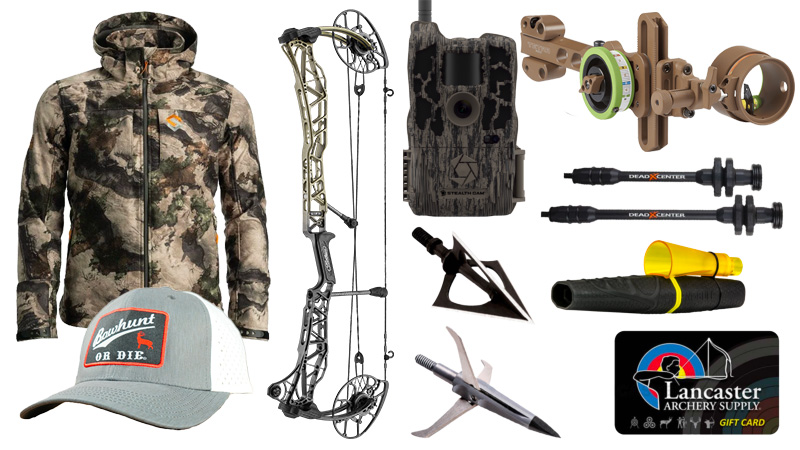 2024 bowhunting gear sweepstakes - bows, arrows, broadheads and more