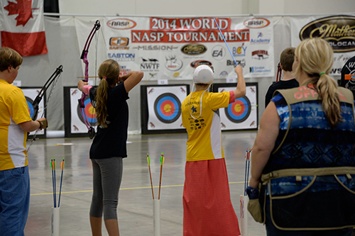 Girls at the NASP Tournament