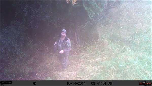 Trail camera thief caught on video
