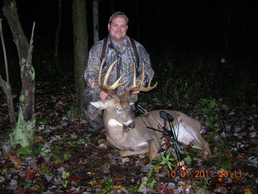 dude with buck