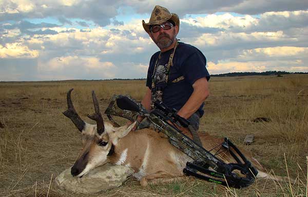 Crossbow antelope Dan with antelope