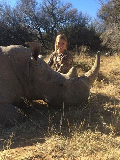 kendall jones with rhino